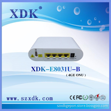4GE Epon onu FTTH modem,FTTH ONT